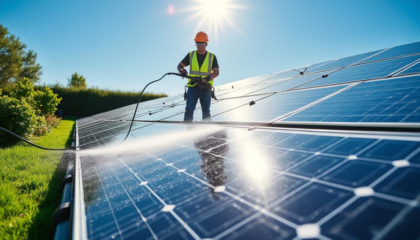 découvrez s'il est recommandé de laver ses panneaux solaires à haute pression, les risques potentiels pour votre installation et les meilleures pratiques pour assurer leur performance et leur durabilité.