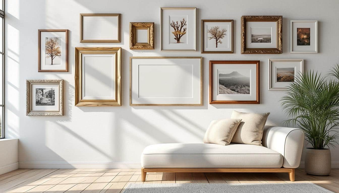 découvrez comment utiliser la technique des cadres superposés pour transformer et décorer un mur blanc. des conseils simples pour donner du caractère et du style à votre intérieur grâce à cette astuce déco tendance.
