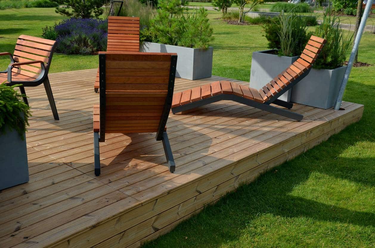 Terrasse en bois ip&eacute;