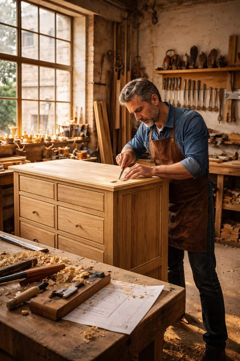 d&eacute;couvrez l'expertise d'un &eacute;b&eacute;niste lyonnais pour des cuisines, biblioth&egrave;ques et dressings sur-mesure alliant savoir-faire traditionnel et design contemporain.