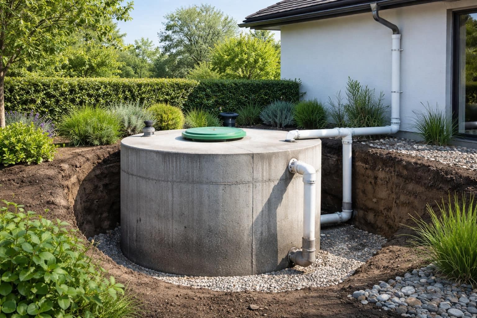 découvrez notre guide d'achat complet pour choisir une cuve à eau de pluie en béton de 10 000 litres, idéale pour collecter et stocker efficacement l'eau de pluie.