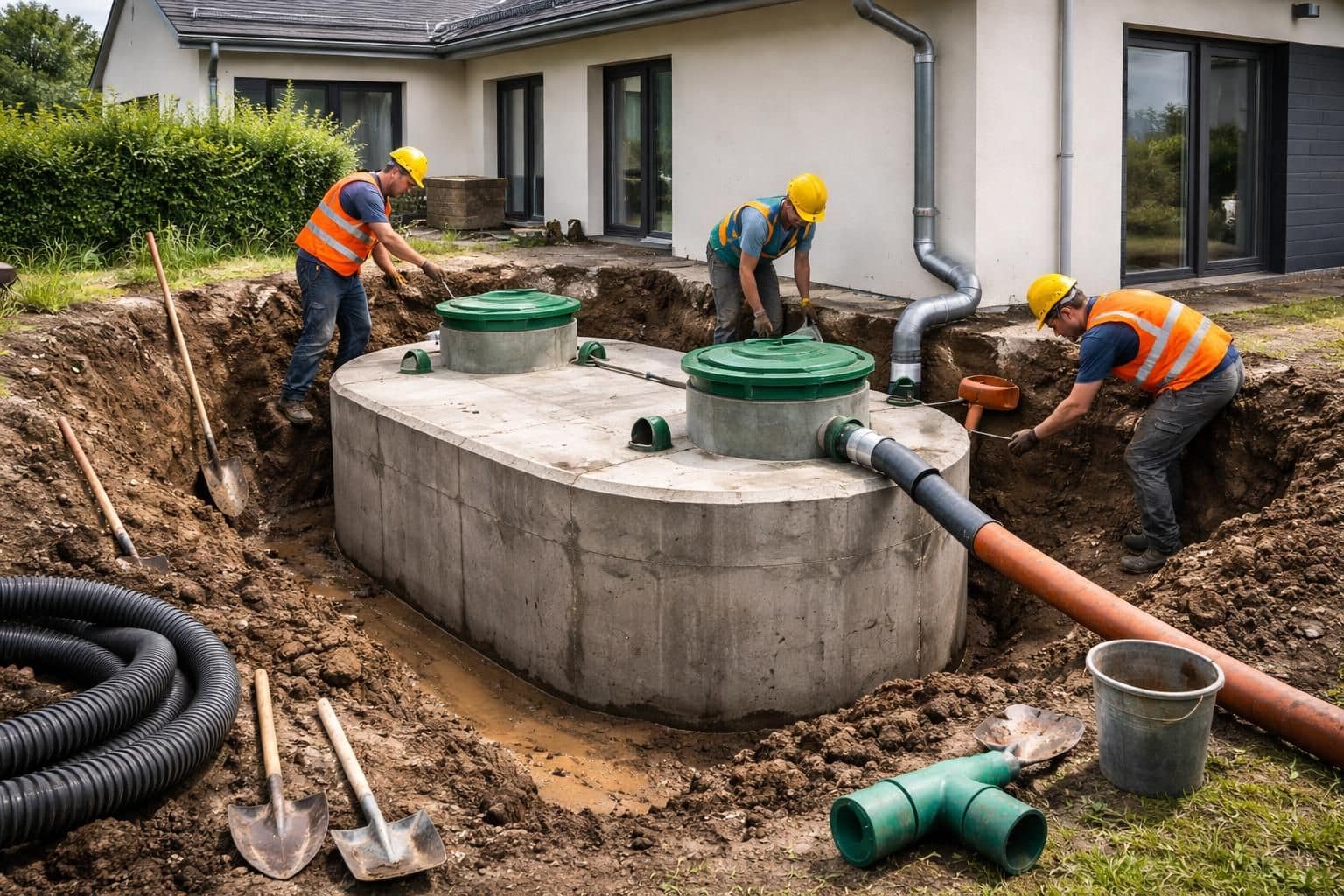 découvrez comment installer une citerne d'eau de pluie en béton pour collecter et stocker efficacement l'eau, économiser sur votre facture et adopter une solution écologique durable.