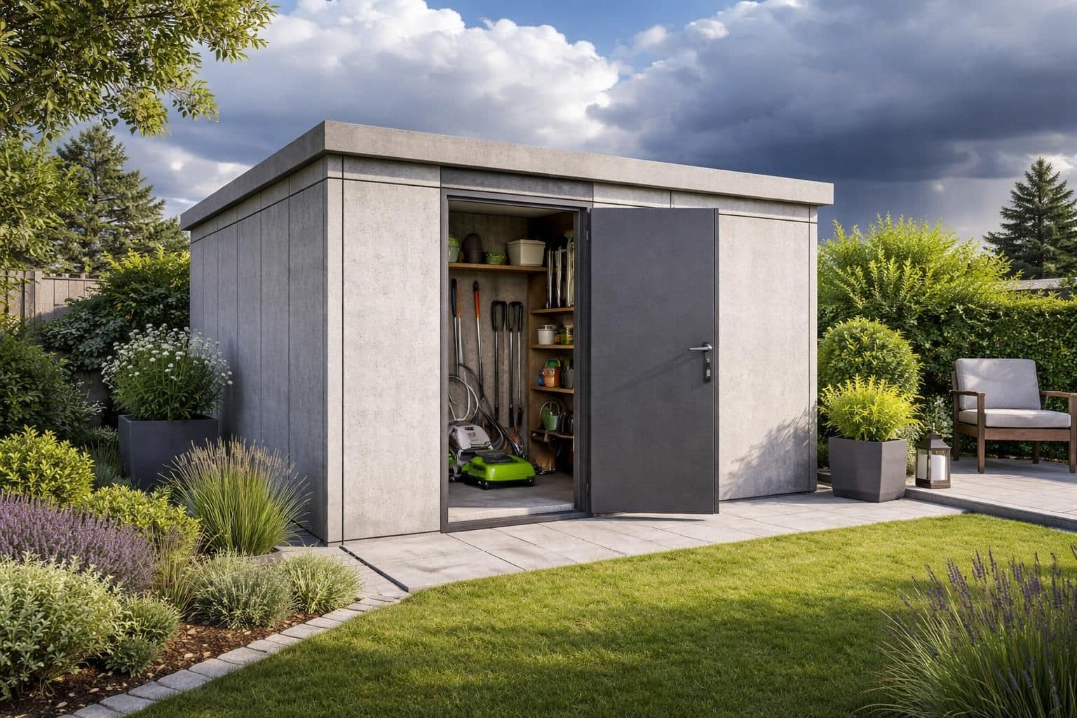 découvrez les avantages d’un abri de jardin en béton préfabriqué : durabilité, entretien facile et installation rapide pour un espace de rangement robuste et esthétique.