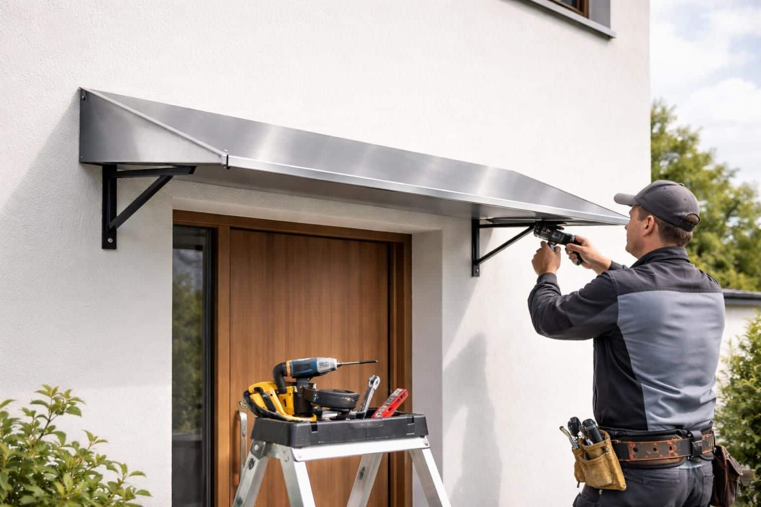 découvrez comment installer une marquise en zinc et trouvez les informations sur les prix pour protéger et embellir efficacement votre entrée.