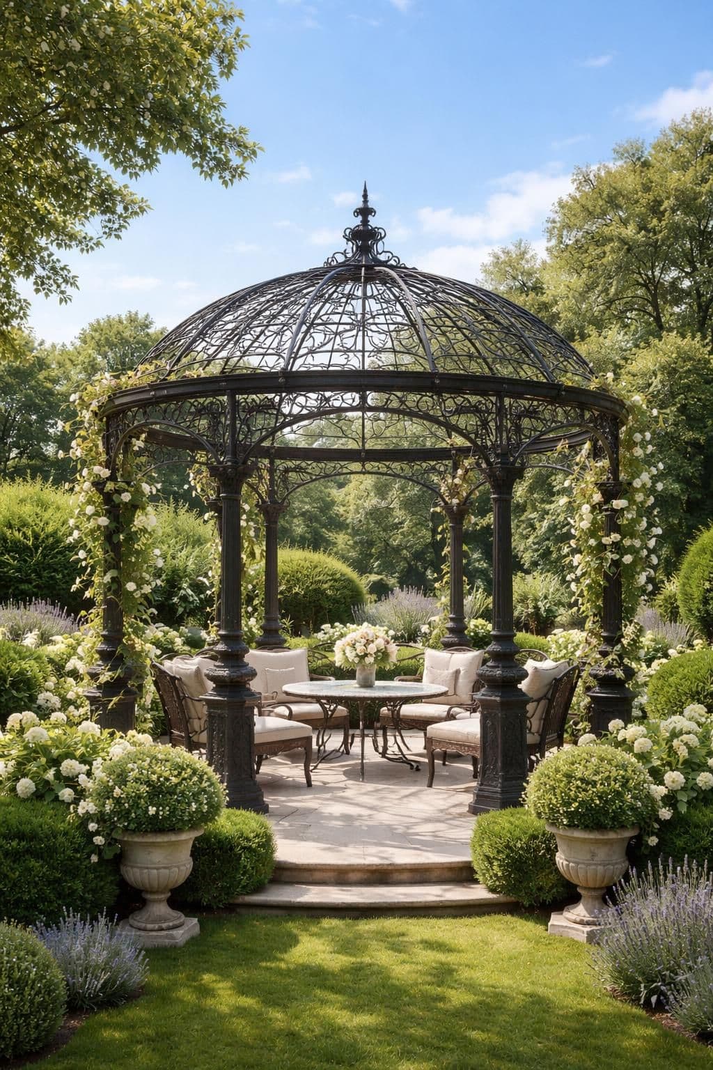 d&eacute;couvrez notre pergola sur mesure en fer forg&eacute; alliant &eacute;l&eacute;gance et solidit&eacute; pour embellir et prot&eacute;ger votre espace ext&eacute;rieur avec style.