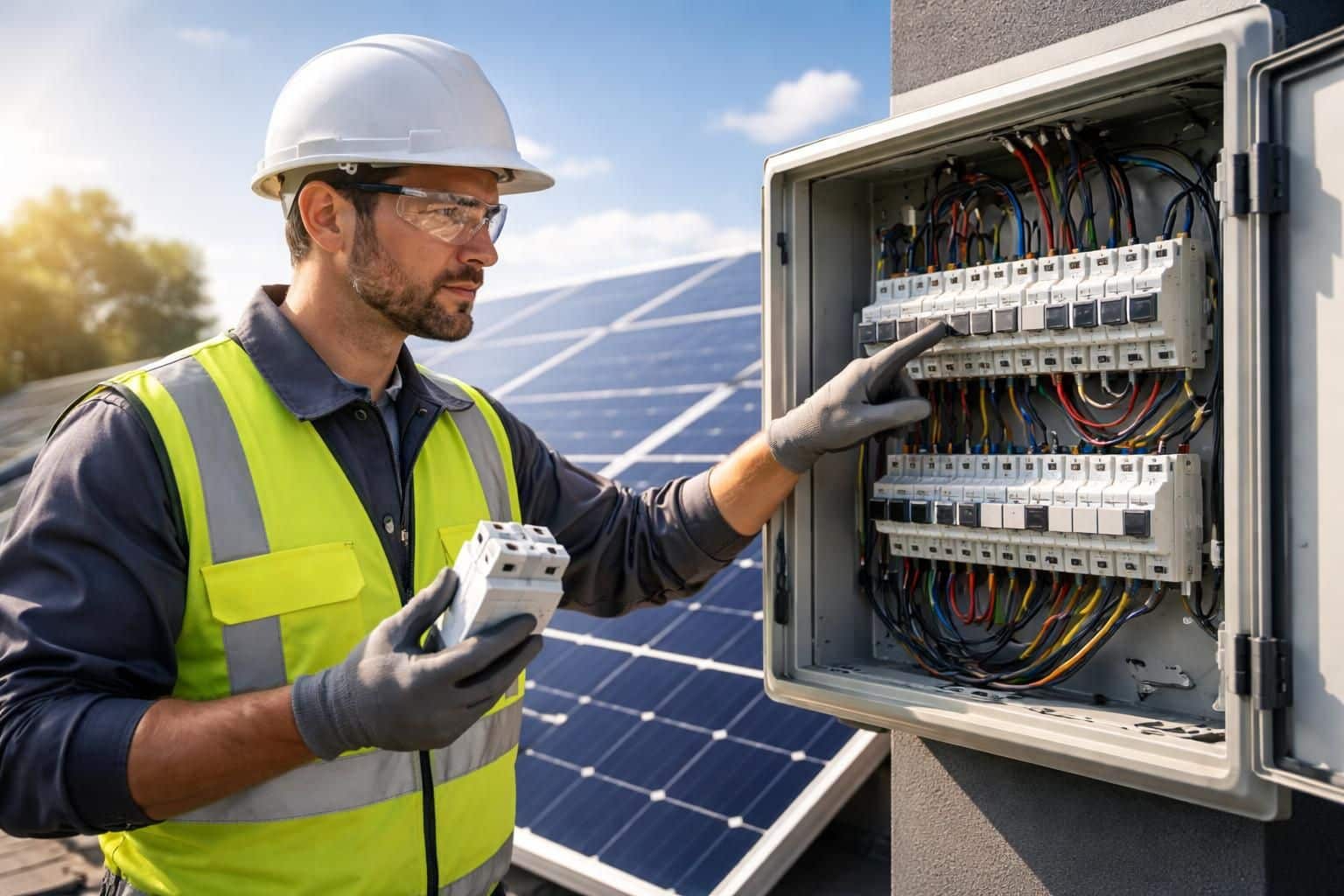 découvrez comment choisir le disjoncteur idéal pour assurer la sécurité et la performance de votre installation de panneau solaire.