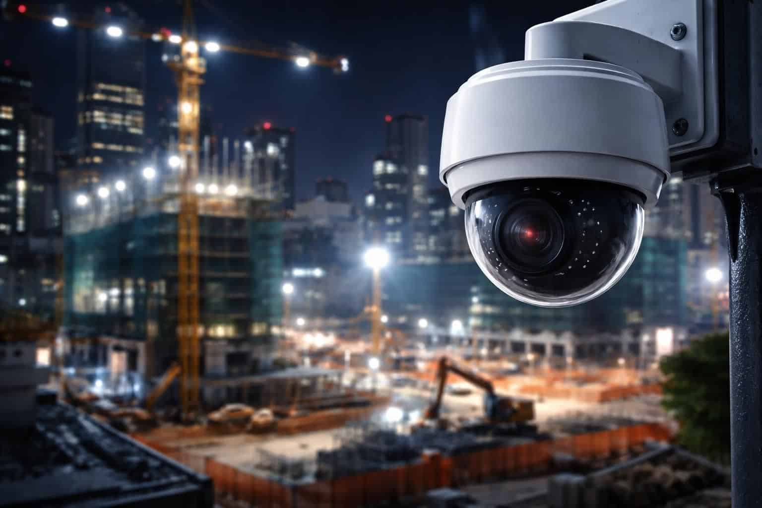 assurez la s&eacute;curit&eacute; de votre chantier gr&acirc;ce &agrave; nos cam&eacute;ras de surveillance performantes et adapt&eacute;es pour une protection optimale 24h/24.