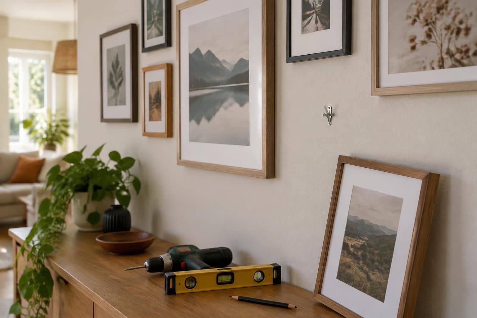 découvrez comment accrocher une galerie de cadres sur un mur en placo fragile grâce à des fixations adaptées, pour une installation stable et durable.