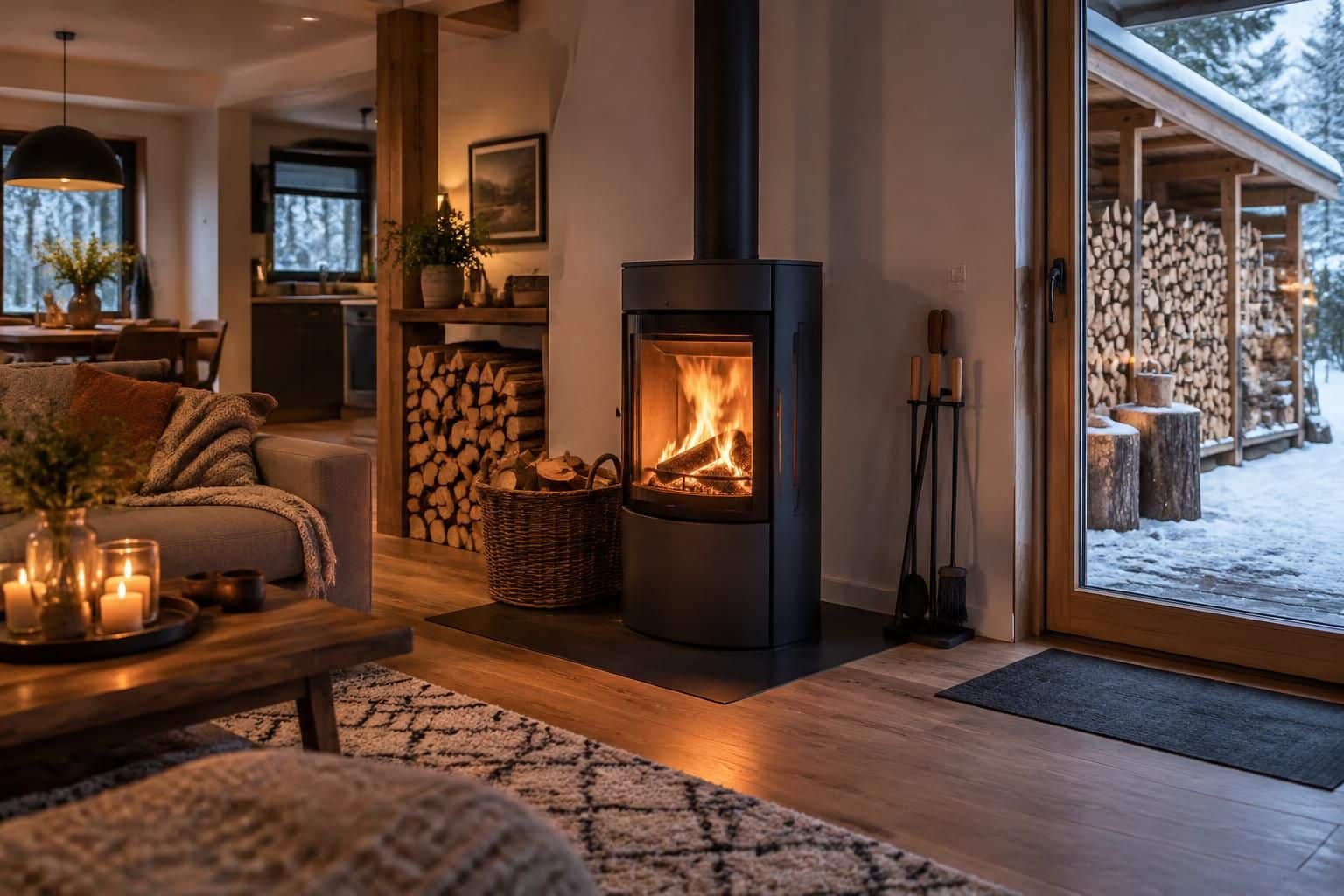 découvrez comment chauffer une maison de 100 m² uniquement au bois : estimation des besoins, organisation du chauffage et conseils pour stocker vos bûches.