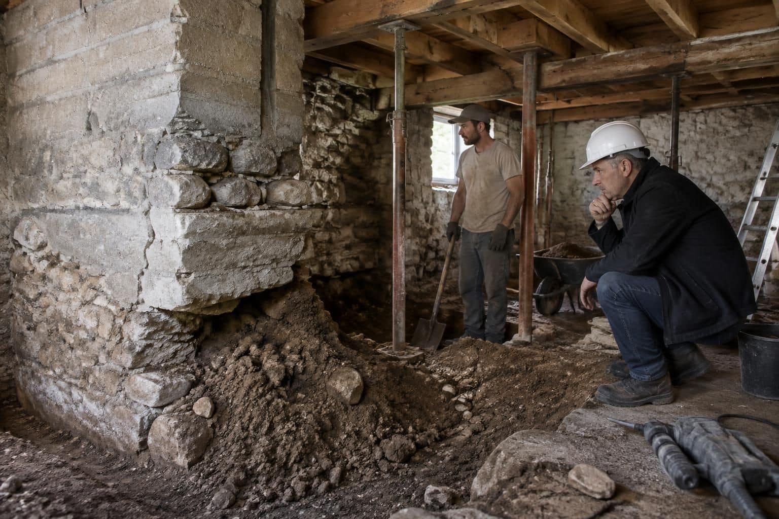décaisser une cave pour gagner 40 cm de hauteur peut fragiliser les fondations. découvrez les risques, les précautions et les vérifications indispensables.
