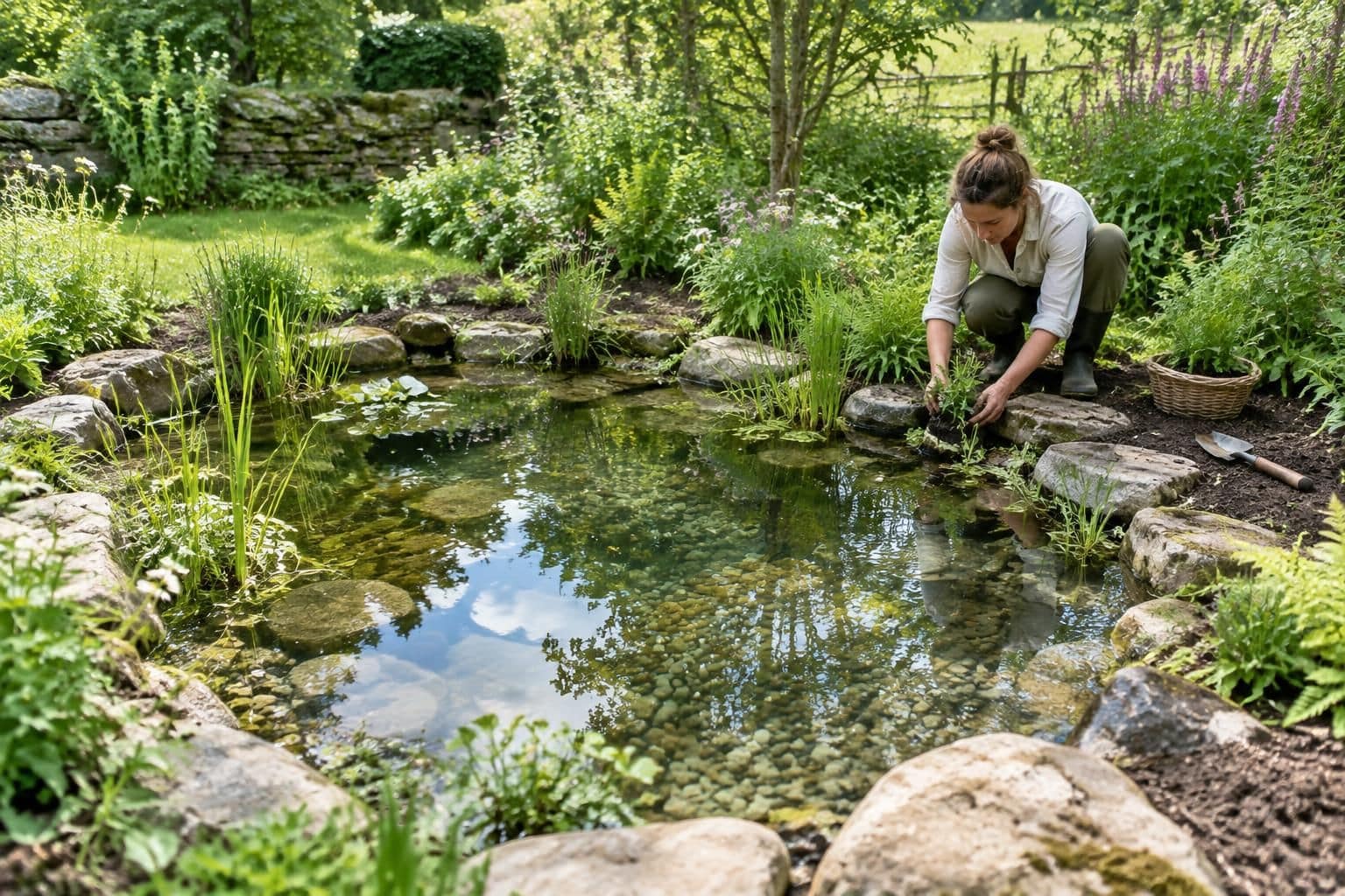 découvrez comment créer une mare naturelle de 5 m² sans pompe ni filtre : choix de l’emplacement, étapes d’installation et conseils pour un équilibre durable.